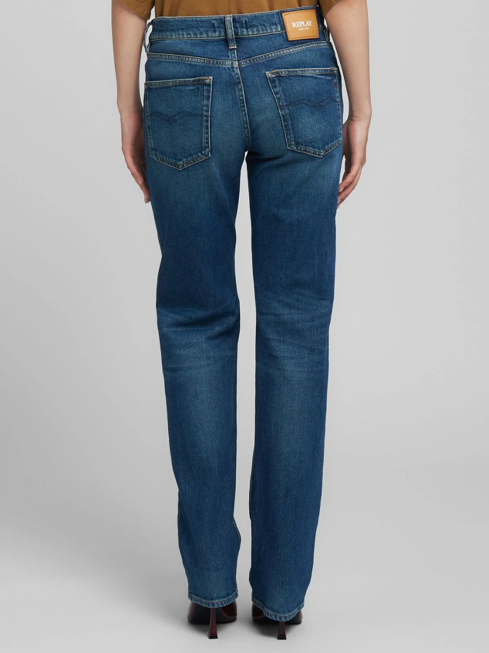 Akeme Straight-Fit Dark Blue