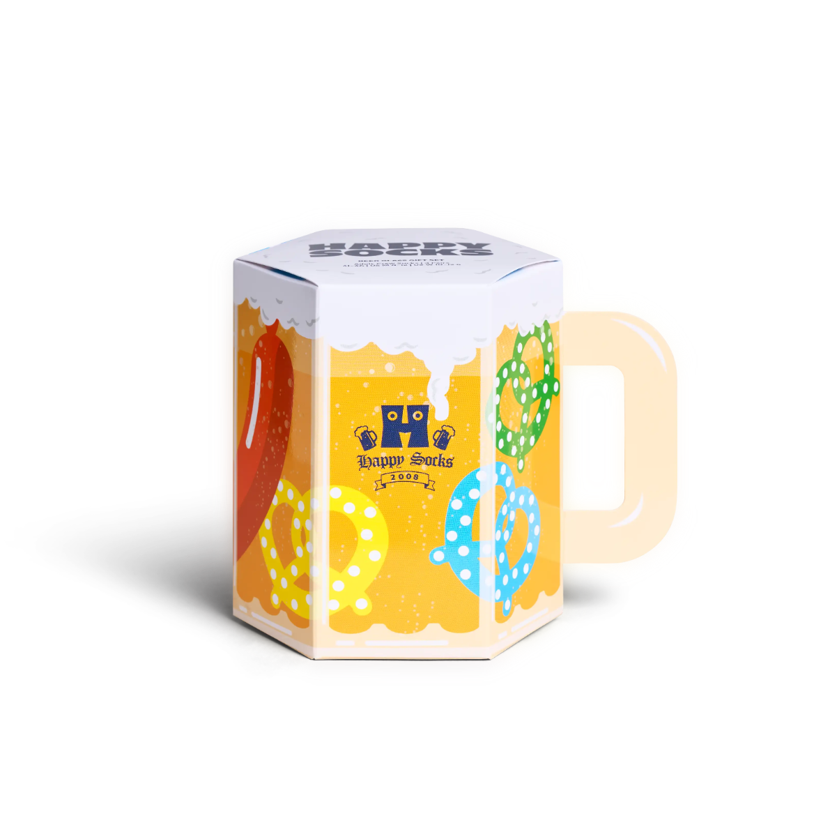 3-Pack Beer Glass Socks Gift Set 41-46