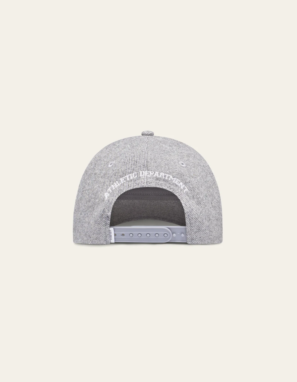 Les Deux Wool Baseball Cap Grey Melange