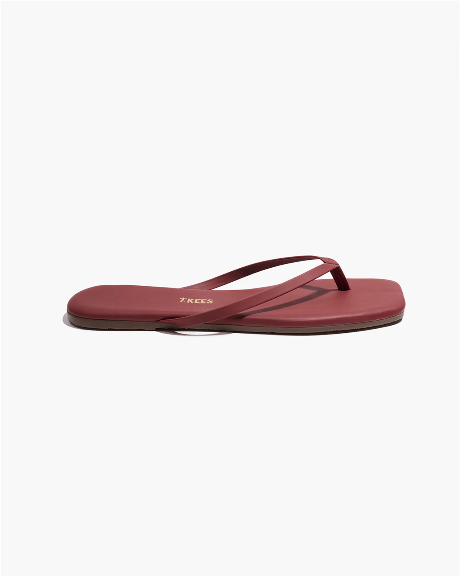 TKEES Square Toe Lily Burgundy