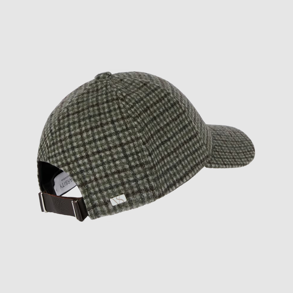 Legacy Structured Wool Mohair Checker Olive