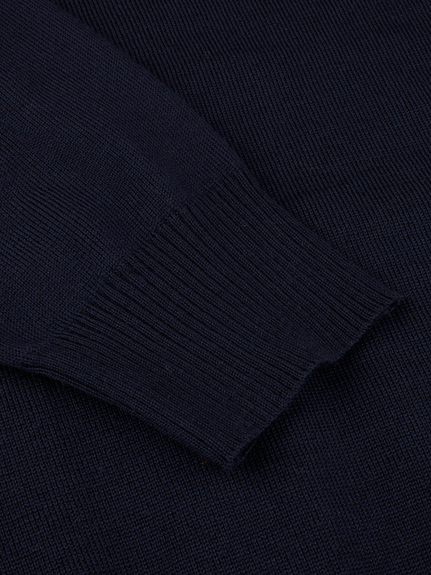 Navy Merino Wool Cardigan