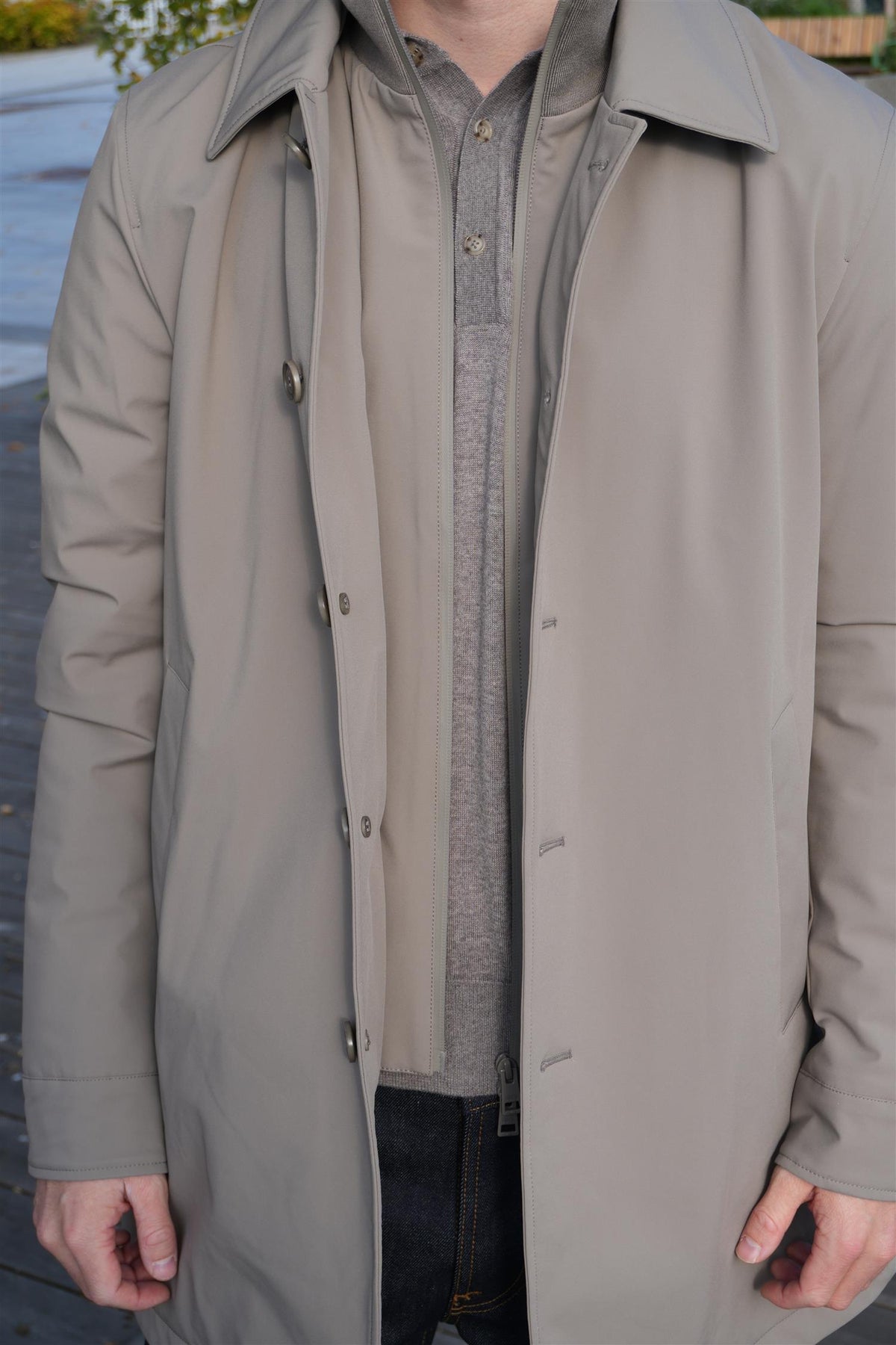 Kiran Torano Technical Coat Raw Clay