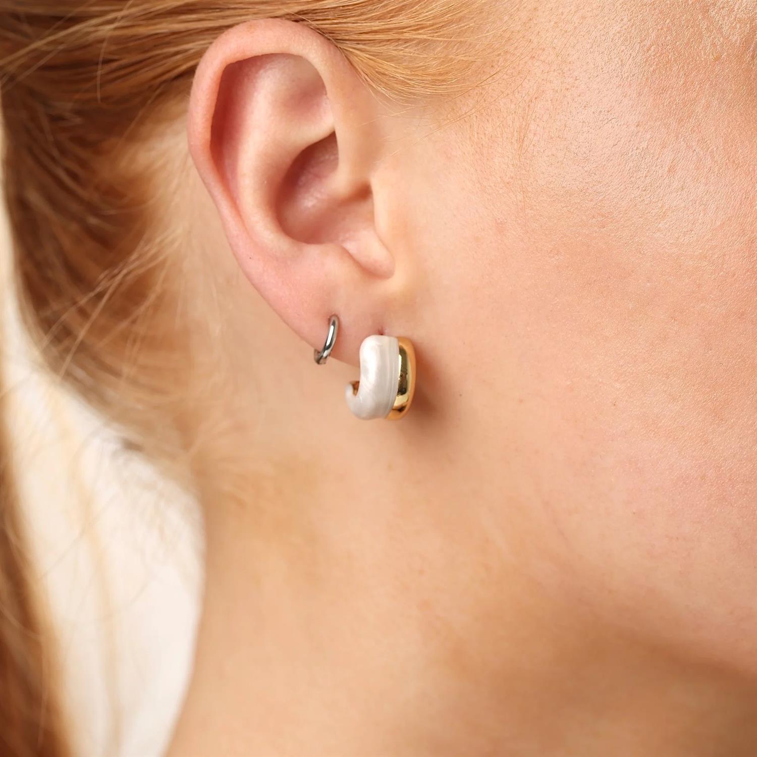 Engla duo stud earrings