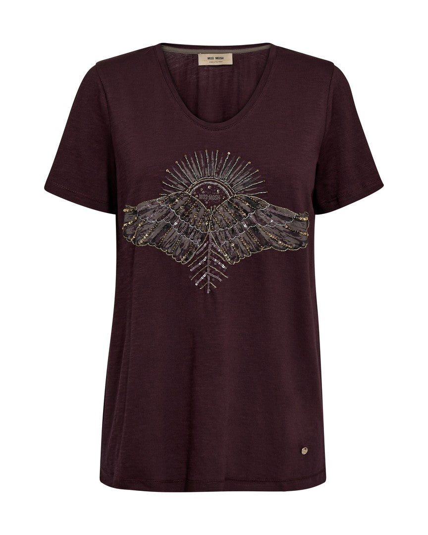 MMNadine O-SS Deco Tee Fudge