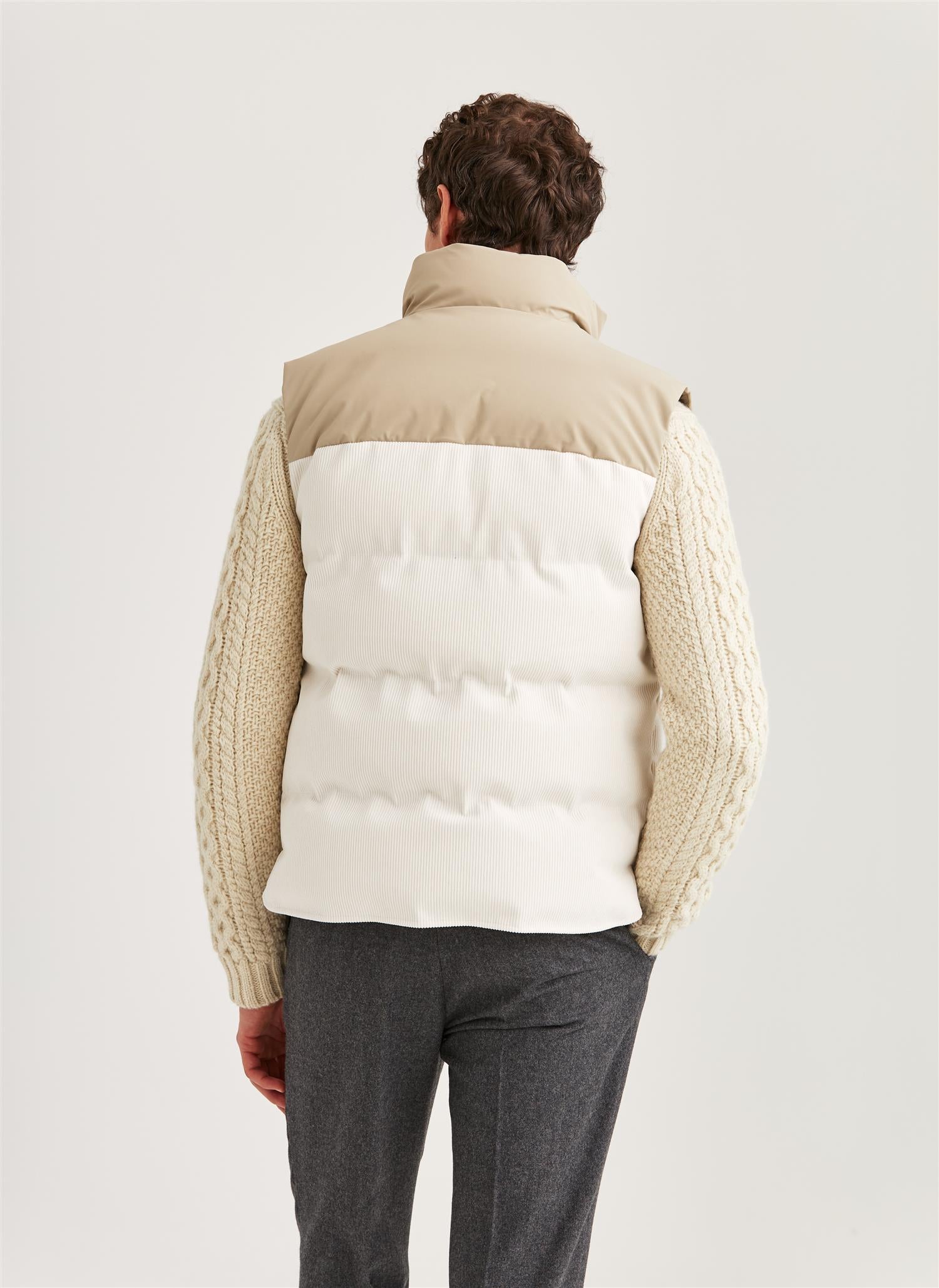 Catton Puffer Vest Off White