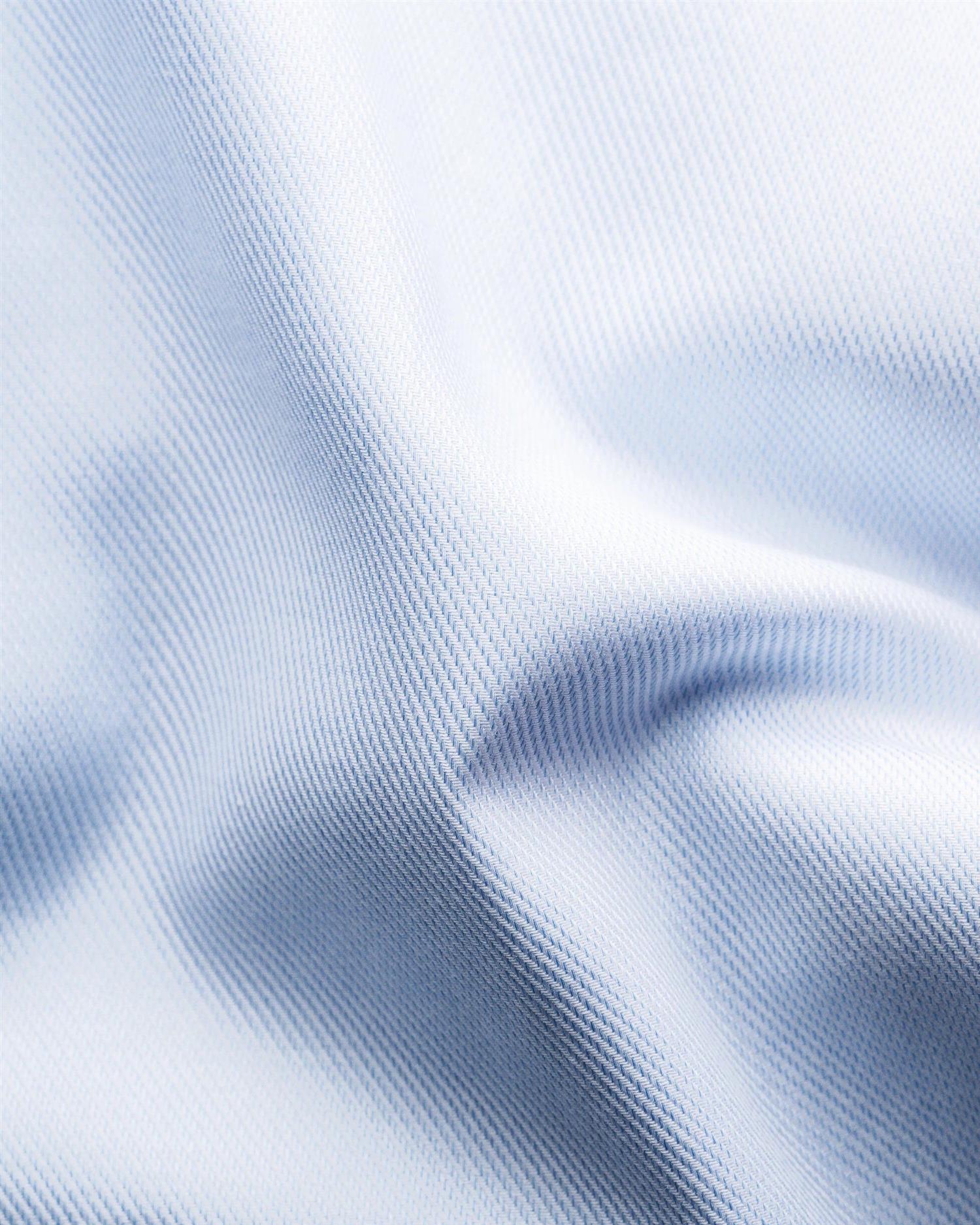 LIGHT BLUE MELANGE SEMI SOLID SLIM SHIRT Fine Twill
