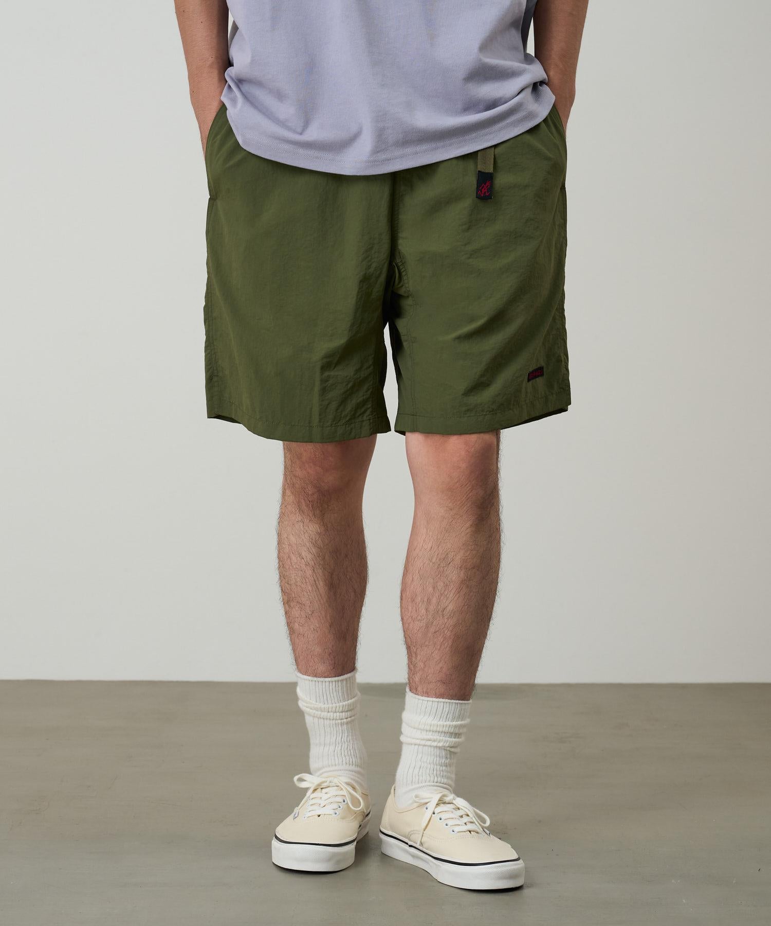 Nylon Packable G-Shorts Olive