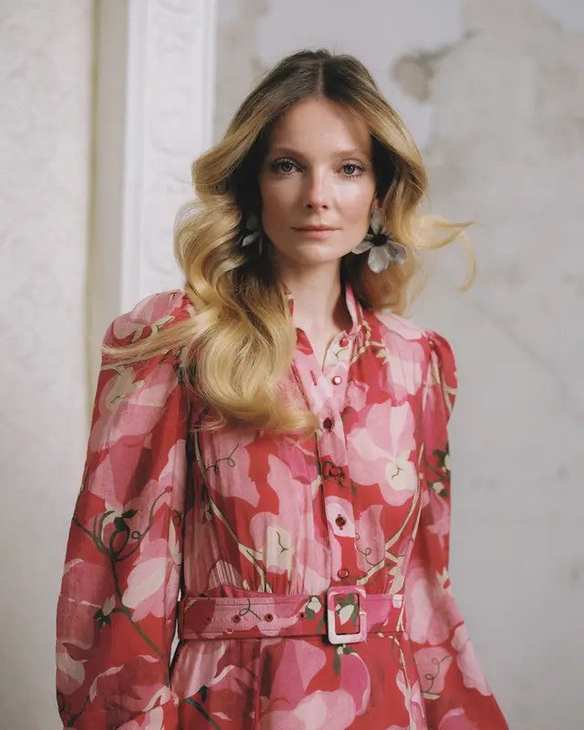 Viscose Belt Dress Amour