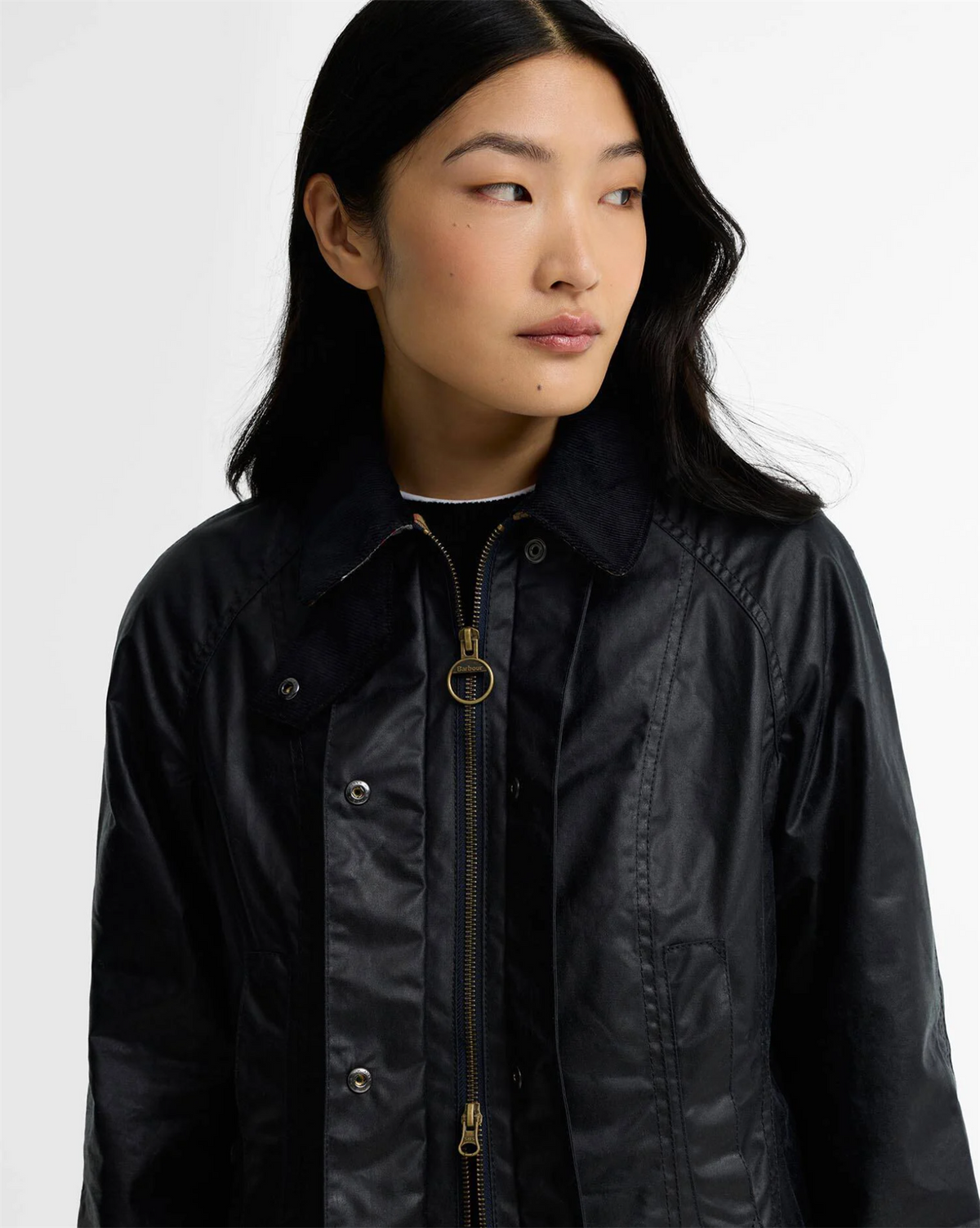 Beadnell Wax Jacket Navy