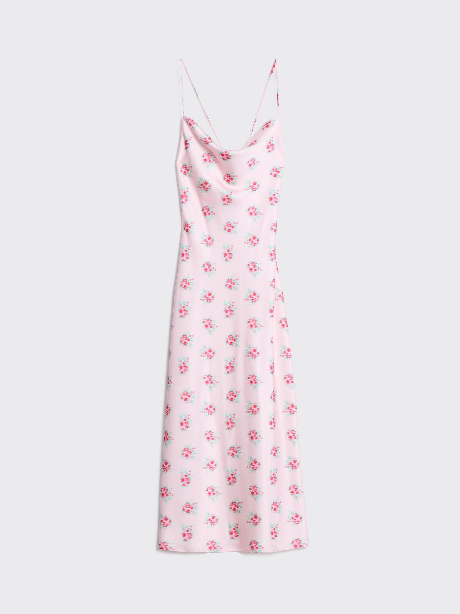 Eila Print Dress Lt Pink Mix