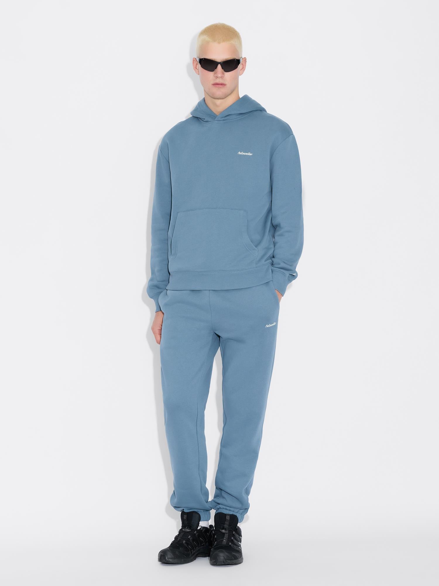 M Regular Hoodie - Blue