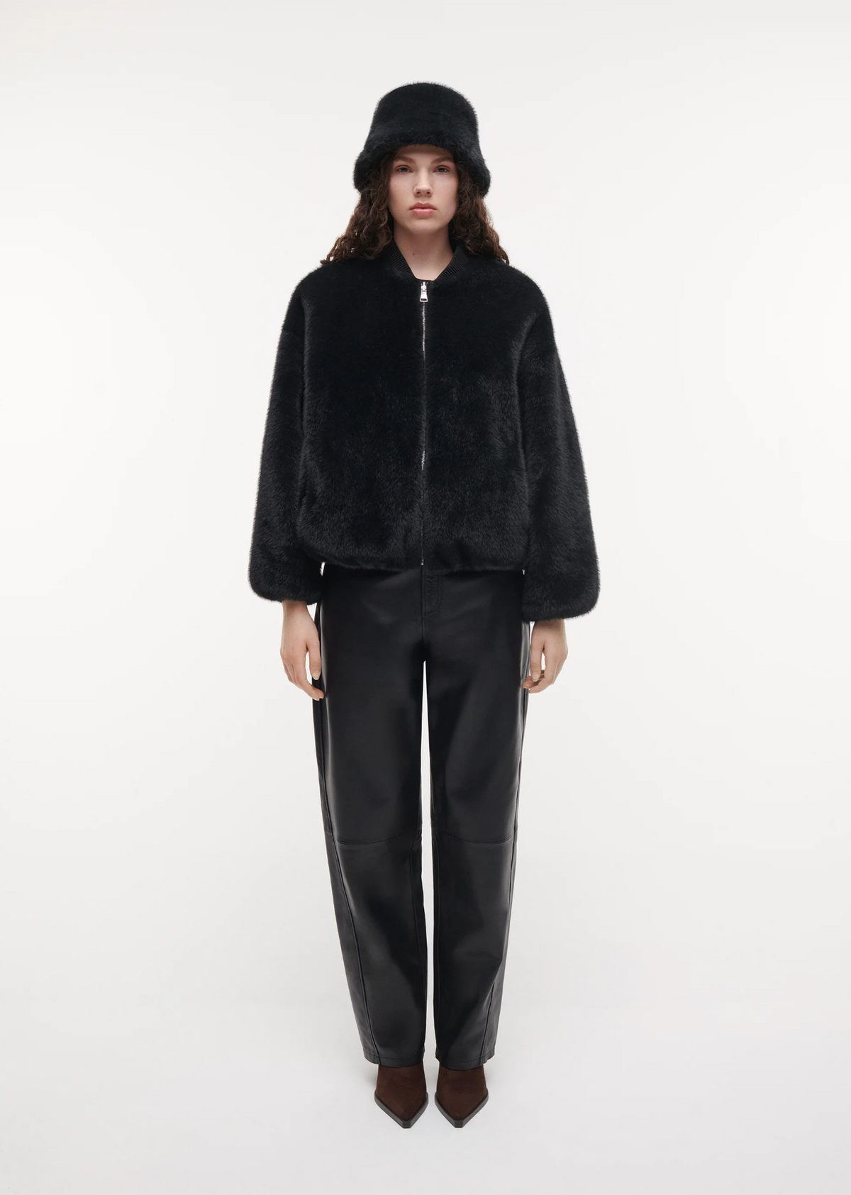 Beau Faux Mink D.Grey