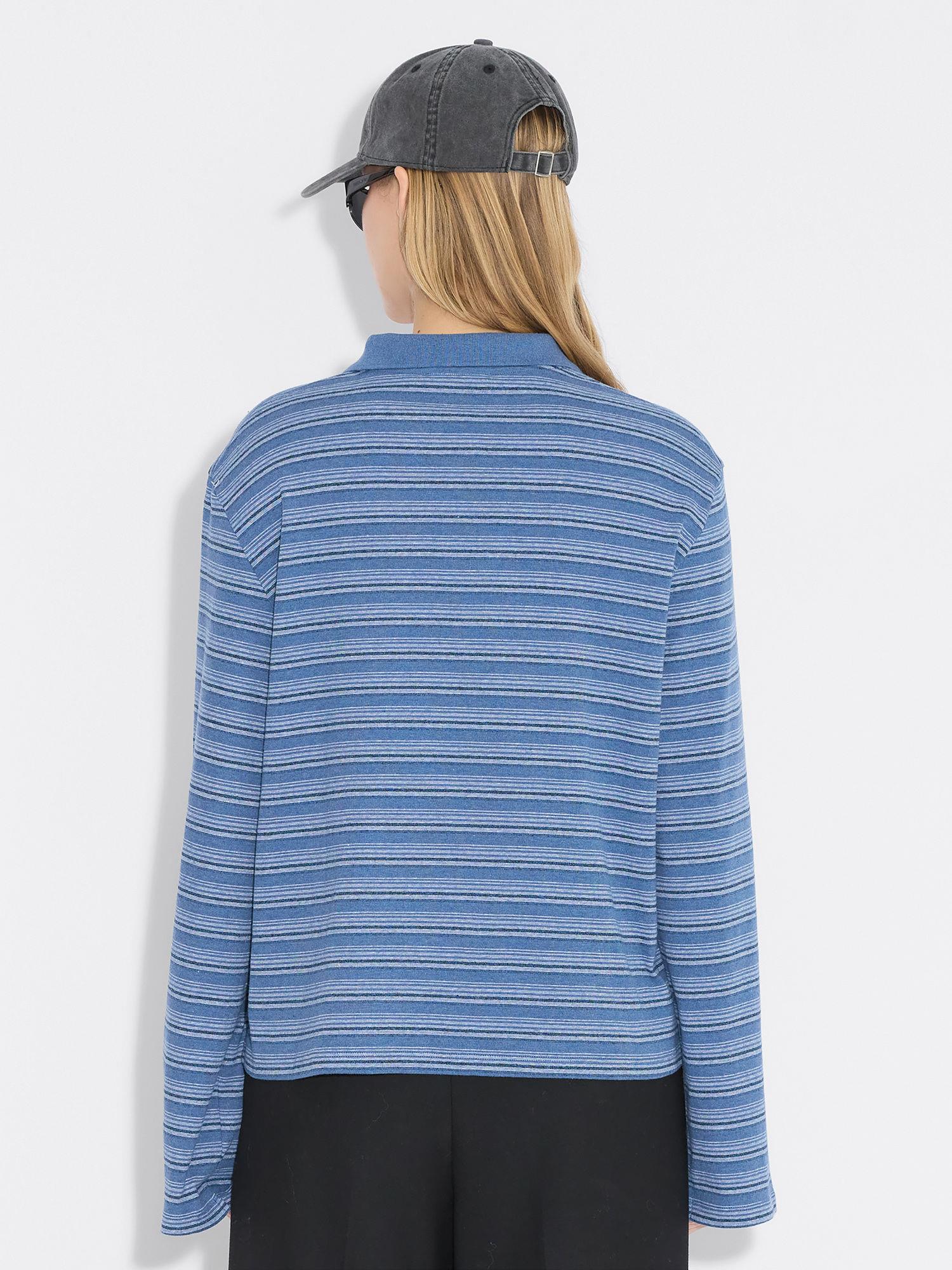 Sunny Polo Blue Stripe