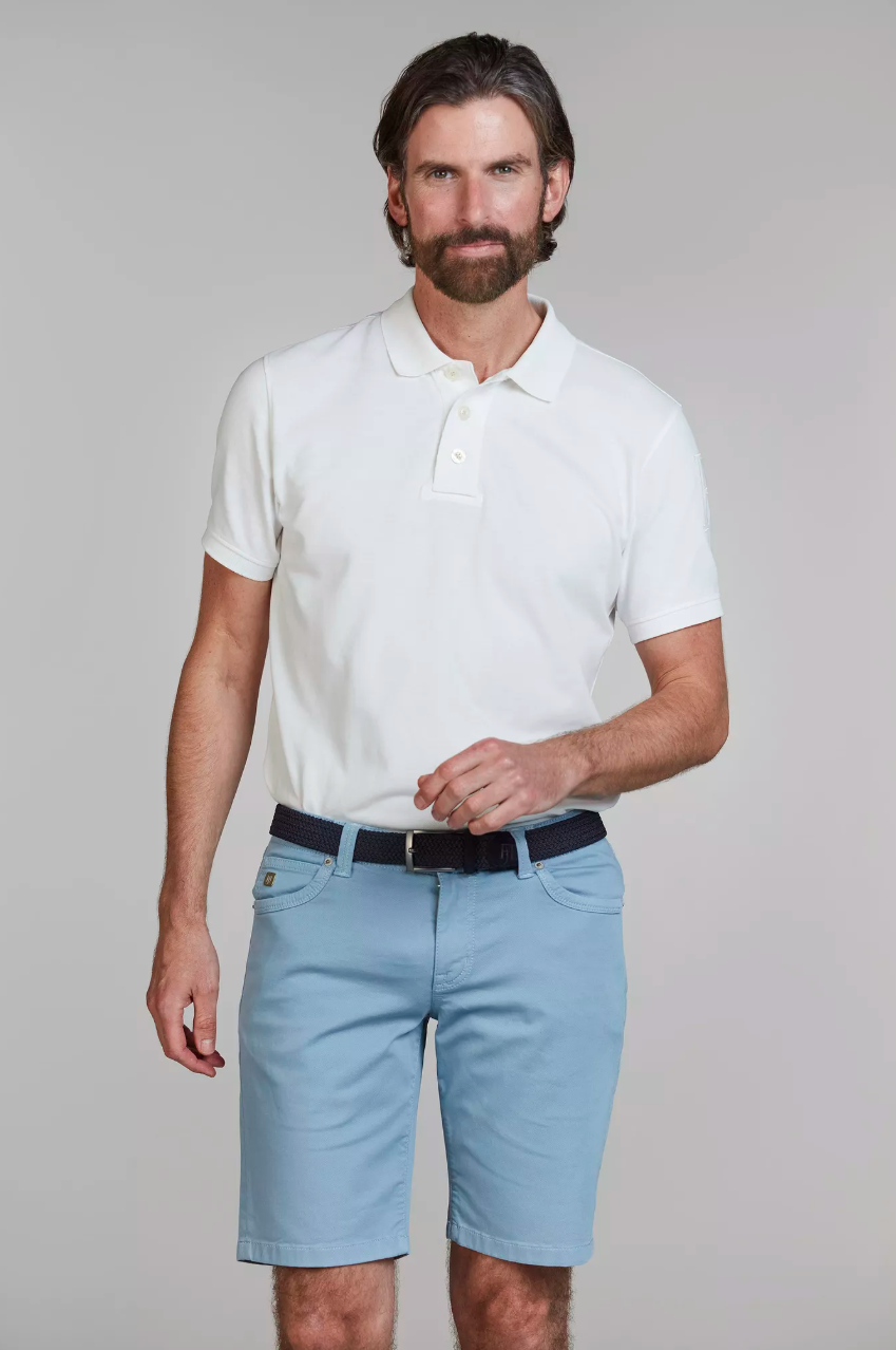 5-PKT Pan Oxford Shorts Blue