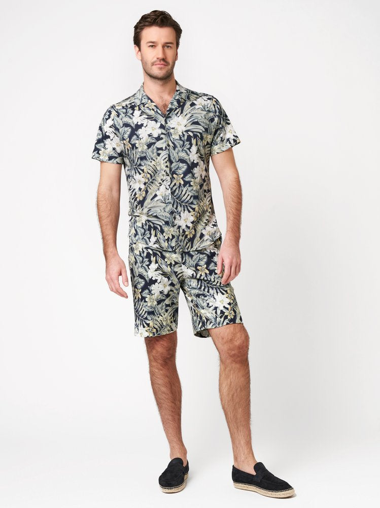 Casual Lido 1/2 Pastel Green Flowers