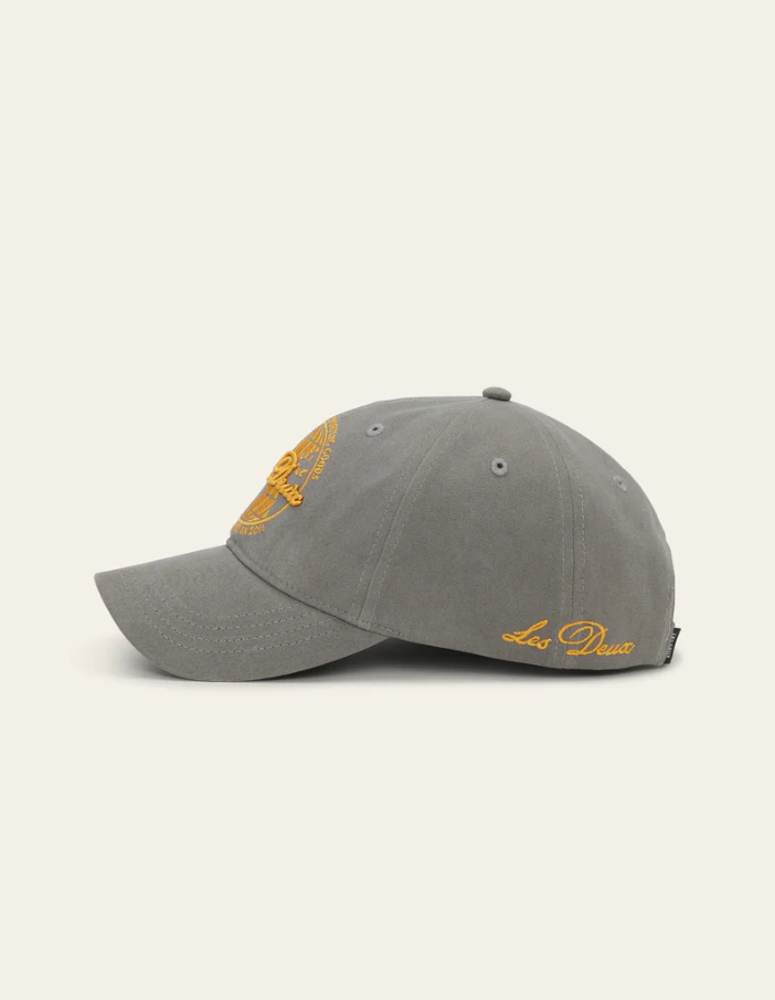Globe Logo Dad Cap Raven Grey