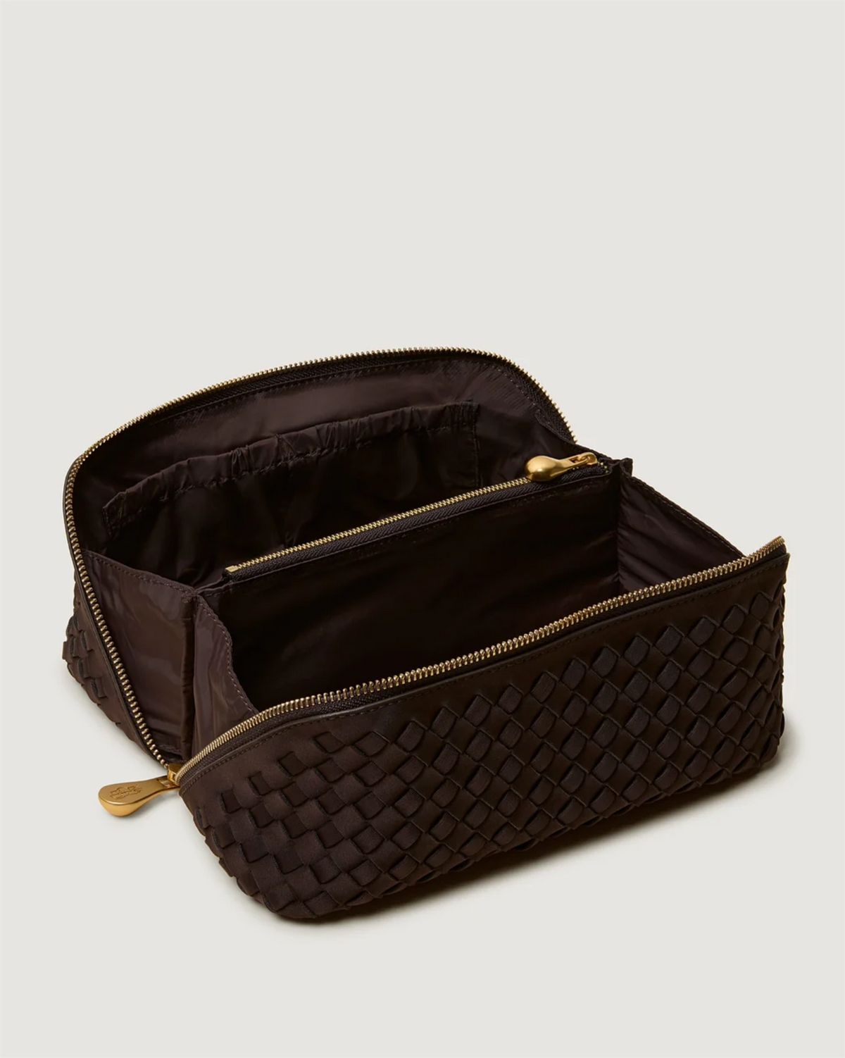 Caravan Medium Cosmetic Case Chocolate