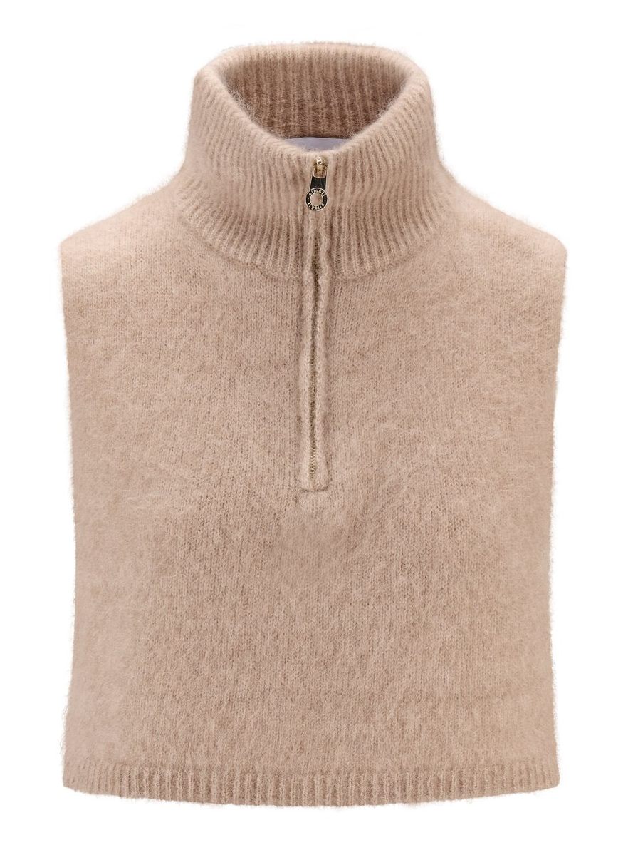 Belinda Chunky High Neck Hazel Beige