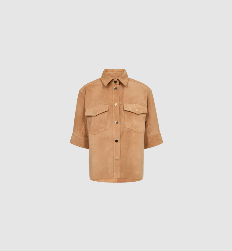 Mmsigga Sssuede Shirt Tan