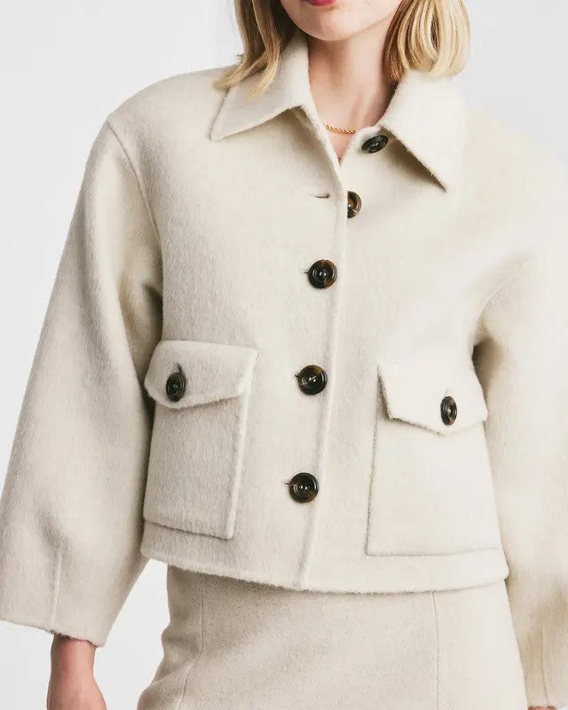 Tailored Jacket Vintage White