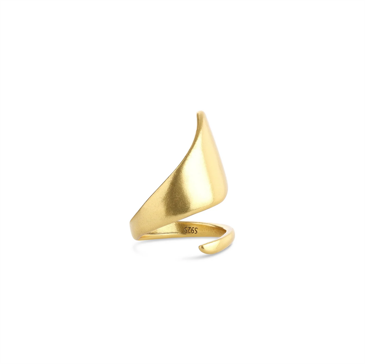 Ban - Sculptural Wrap Ring Stainless Steel