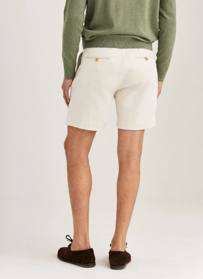 Fenix Linen Shorts Off White