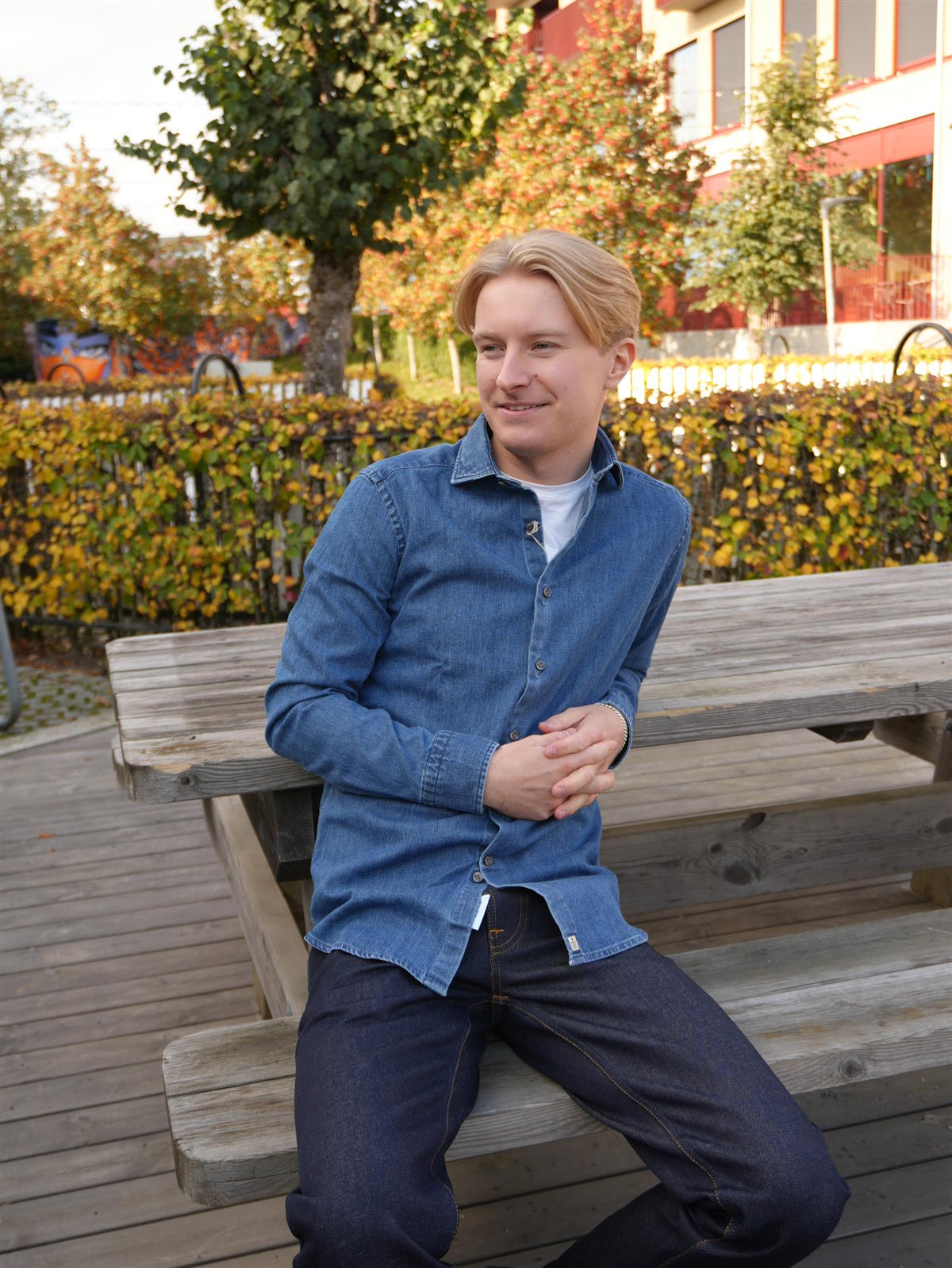 Denim Shirt Regular PW5140 Blue