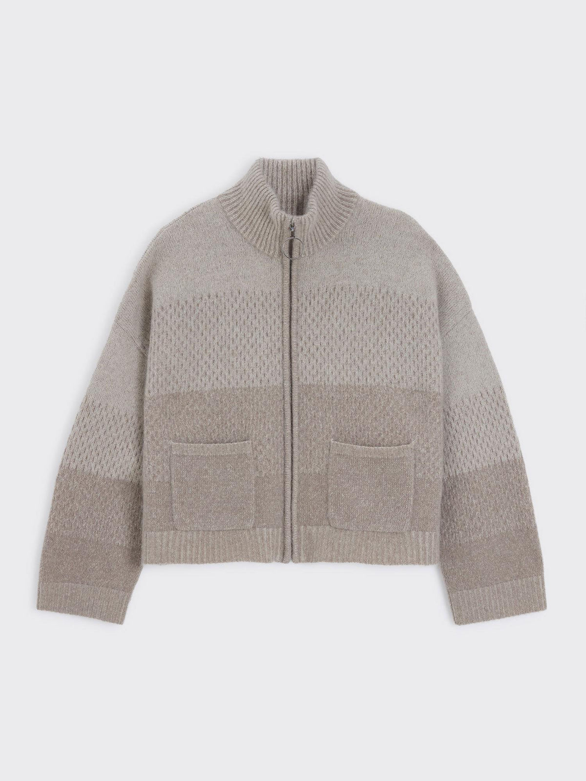 Tine Cardigan Taupe Mix