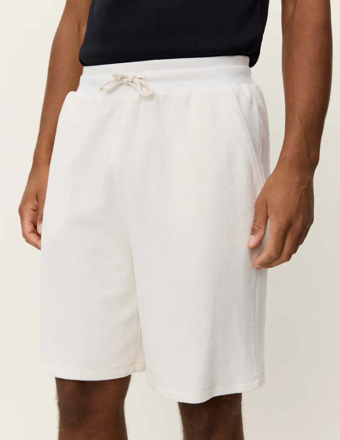 Sully Towel Shorts Light Ivory