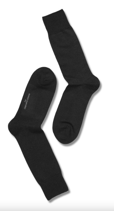 3PK CARL CASUAL FLAT KNIT BLACK