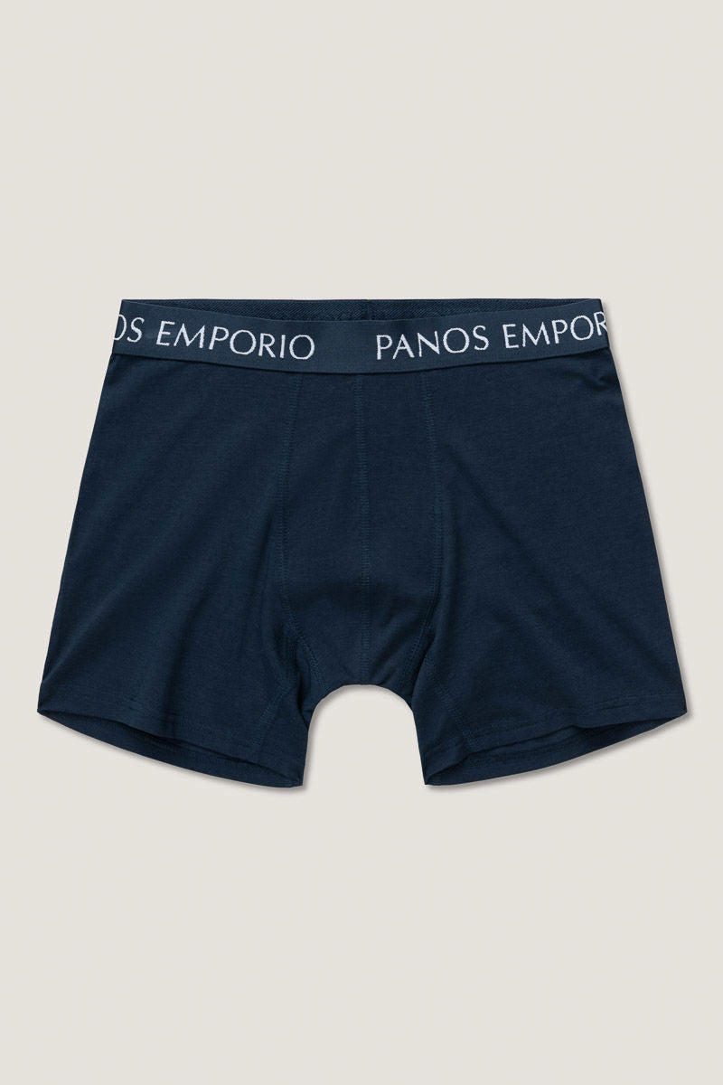 3pk Base Bamboo Boxer Navy/lipstick red/water