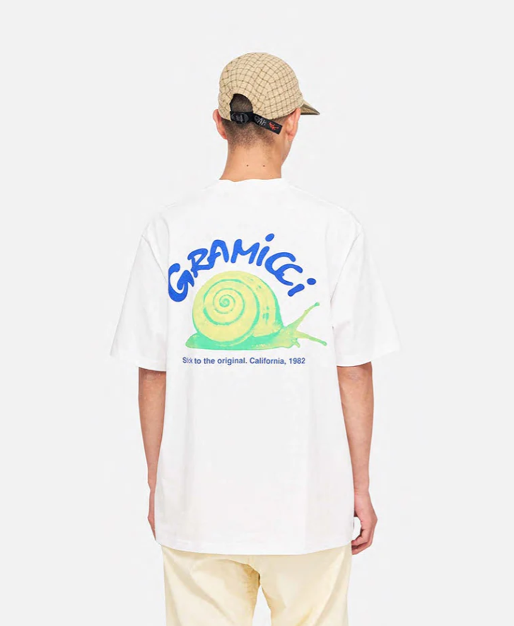 Snail tee white