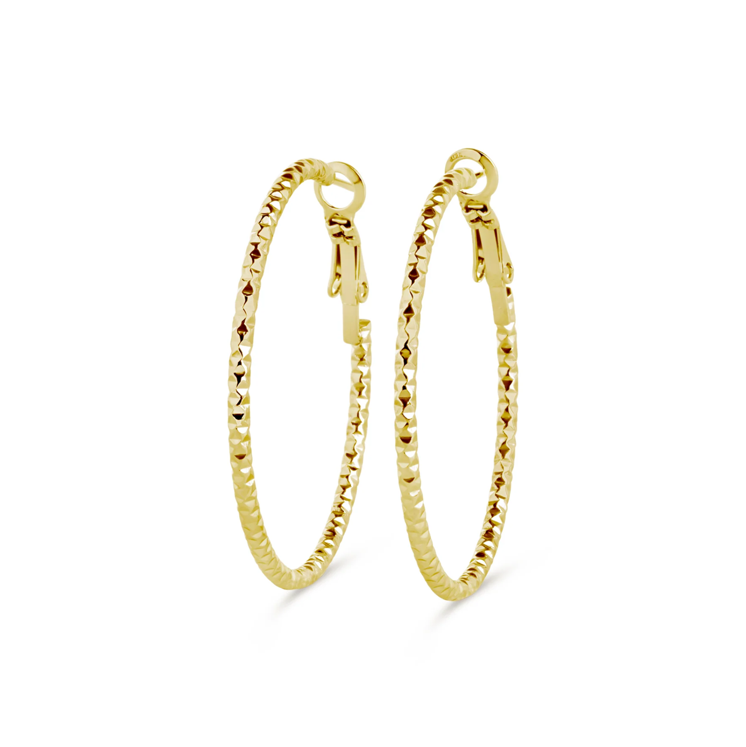 Sansa Organic Hoop Earring Gold
