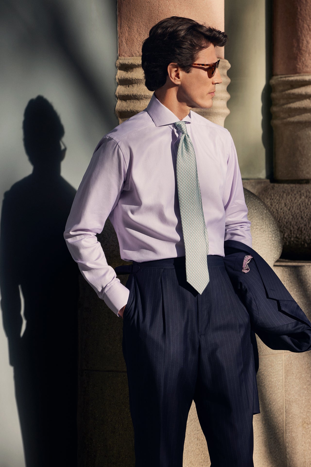 Herringbone Signature Dobby Slimfit Shirt