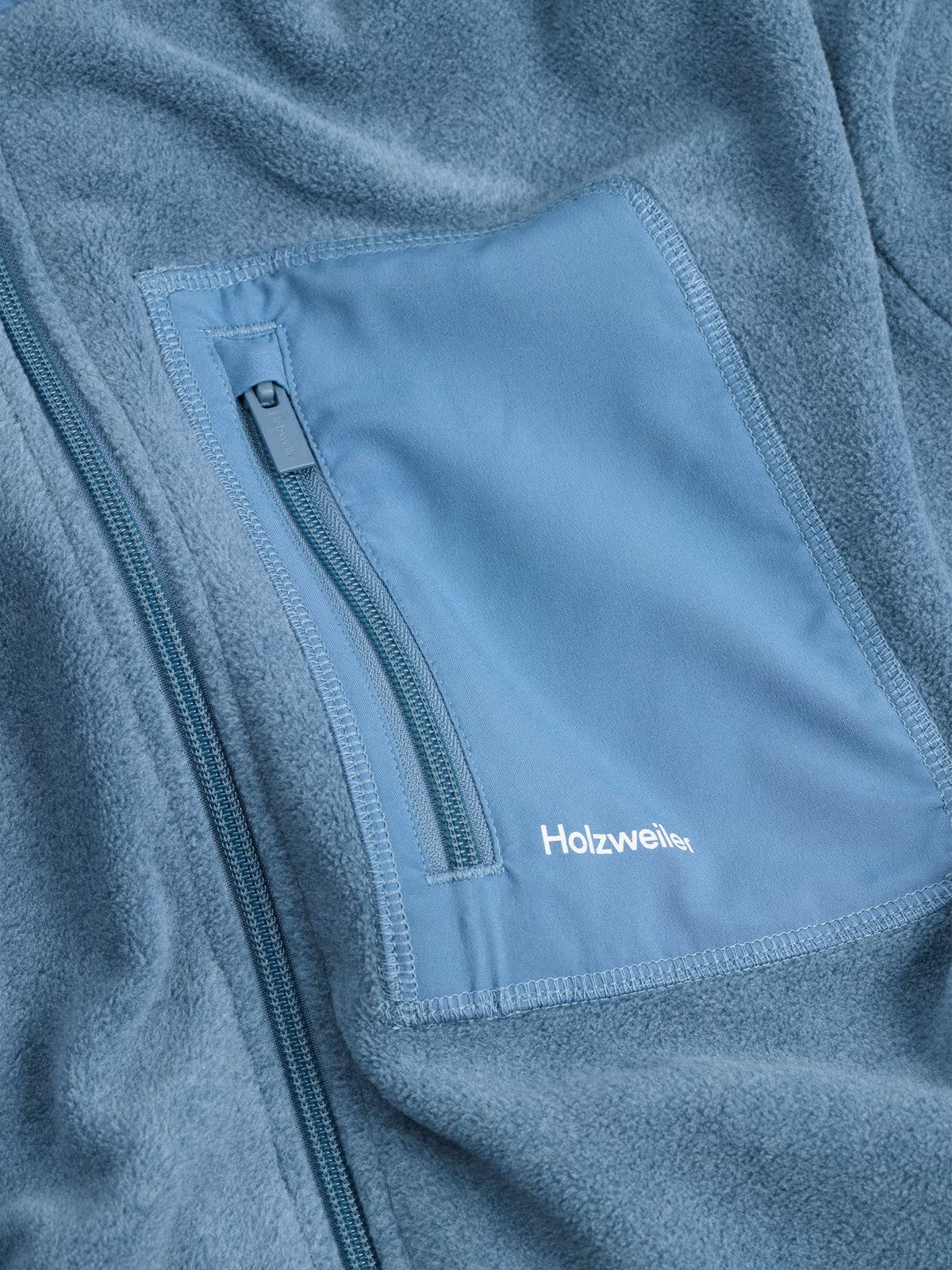 Regular Fleece Jacket Dusty Blue