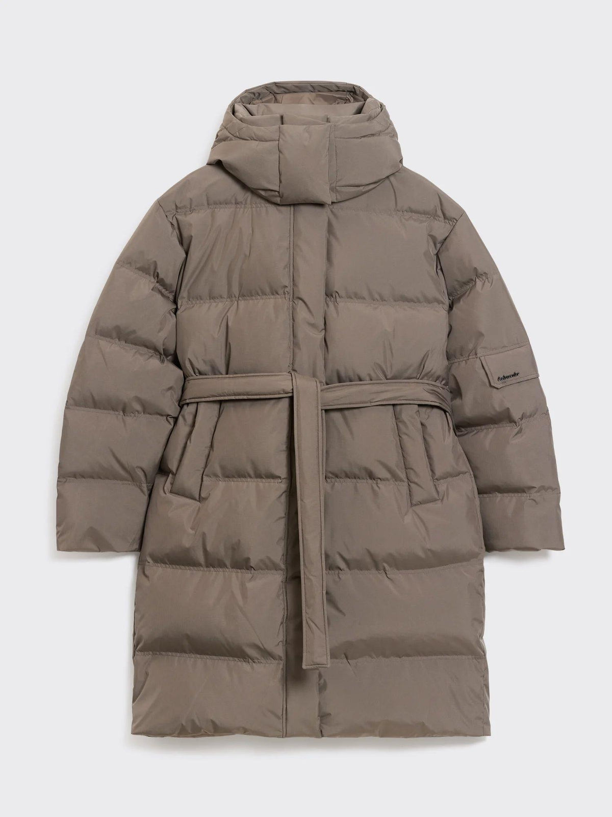 Steilia Ripstop Down Coat Taupe