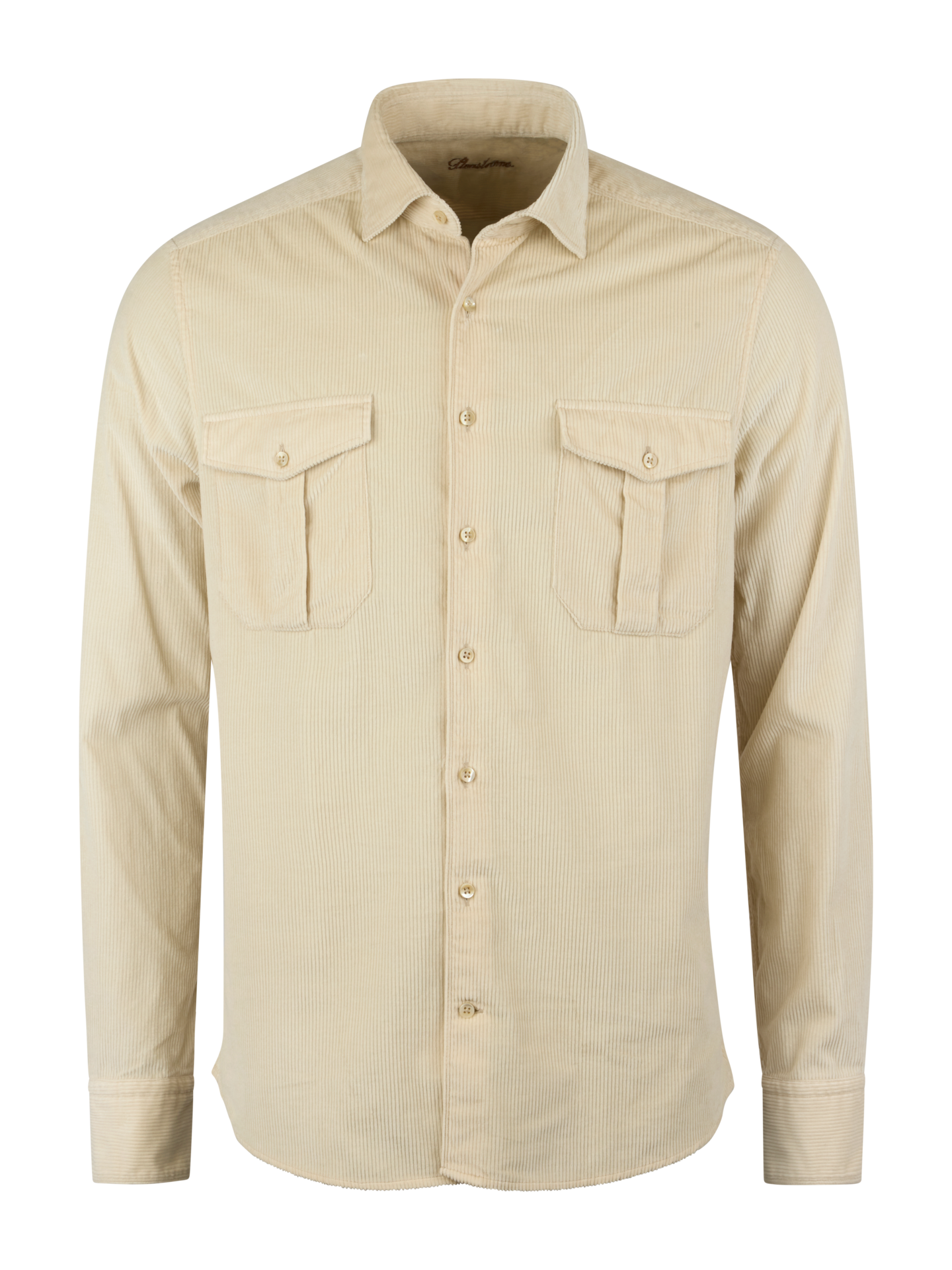 Light beige Corduroy Regular Shirt