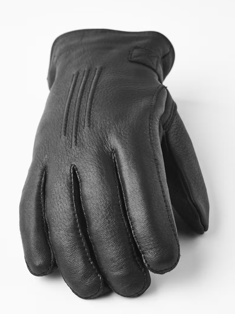 Deerskin Lambskin Black