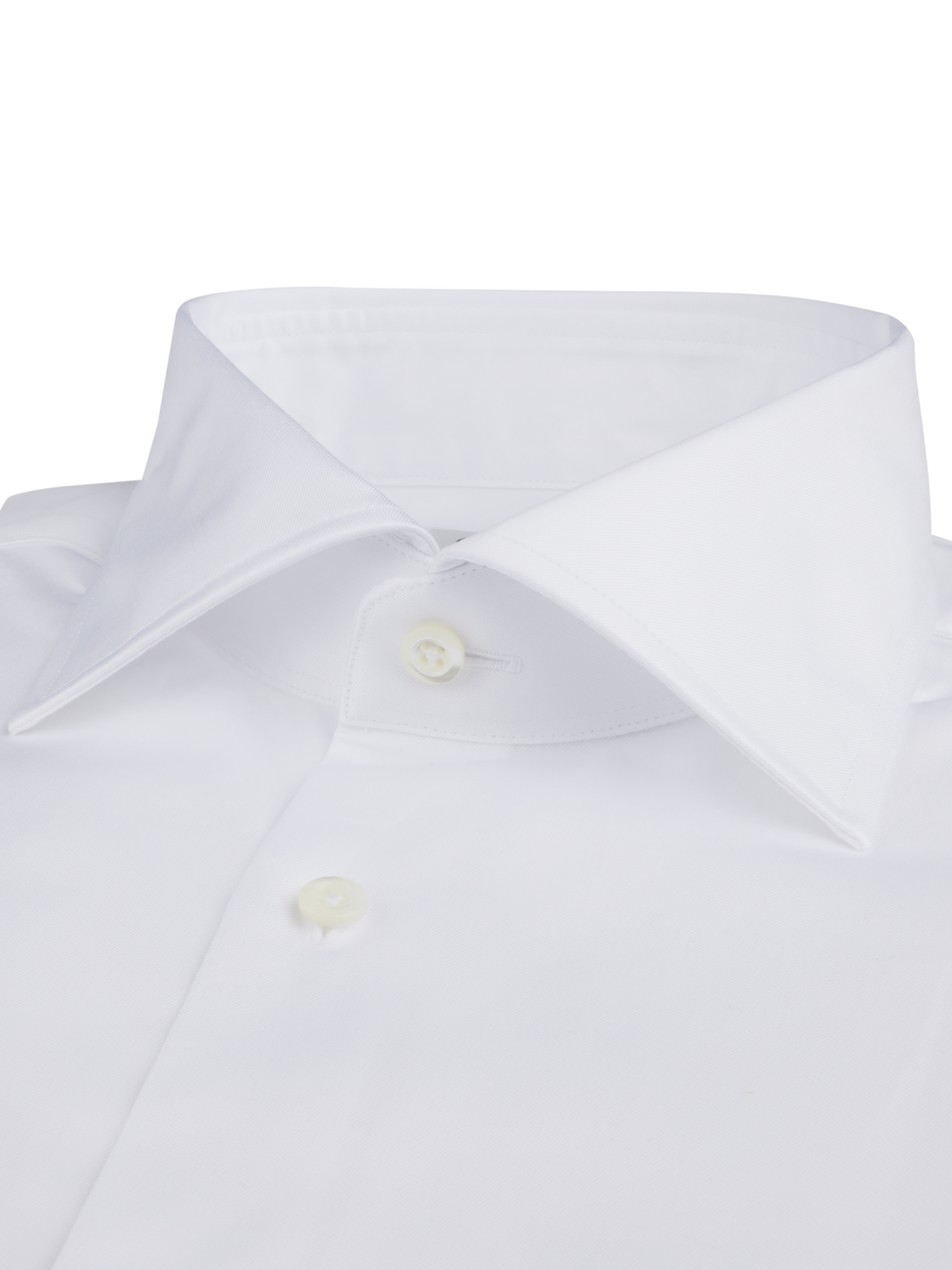 White Twill Slimline With French Cuffs