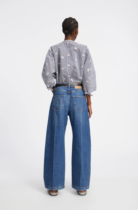 Pristina Printed Blouse Indigo