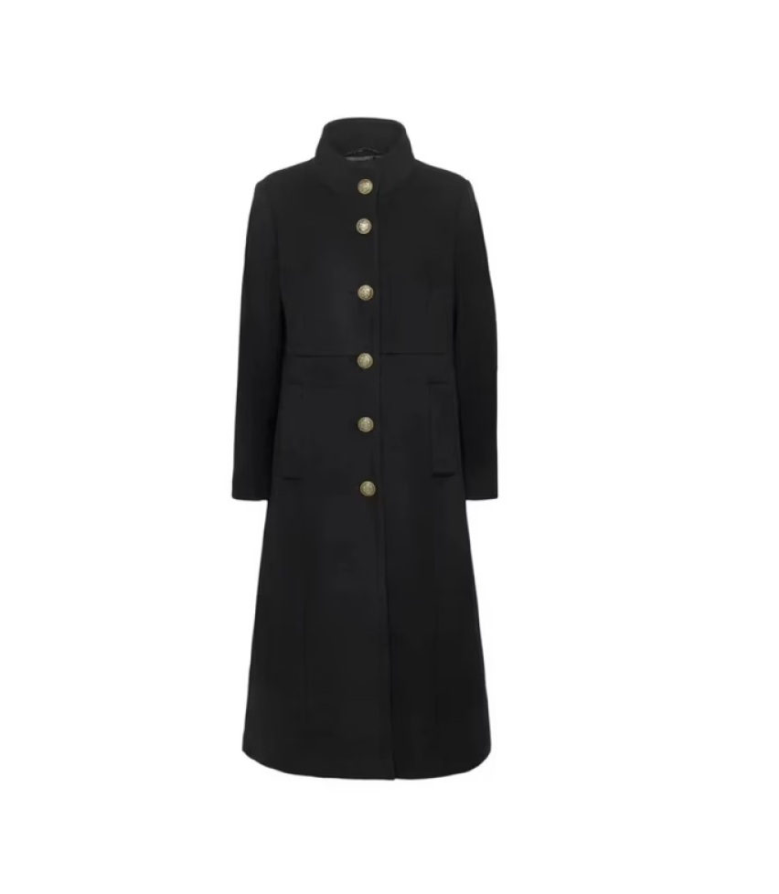 Cashmere Coat W New Parker X Long Ebony Black