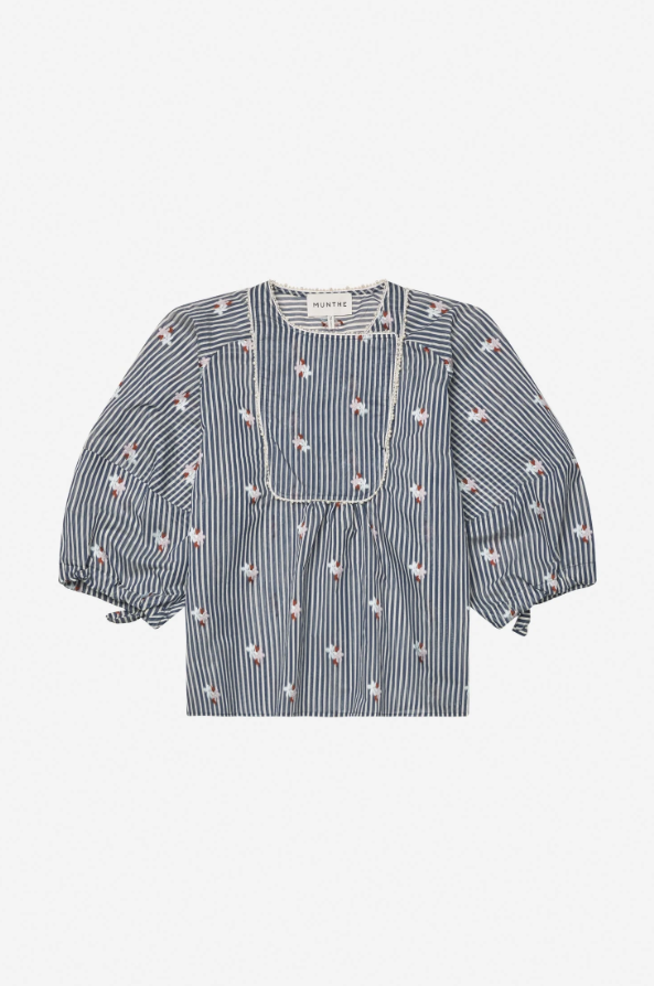 Pristina Printed Blouse Indigo