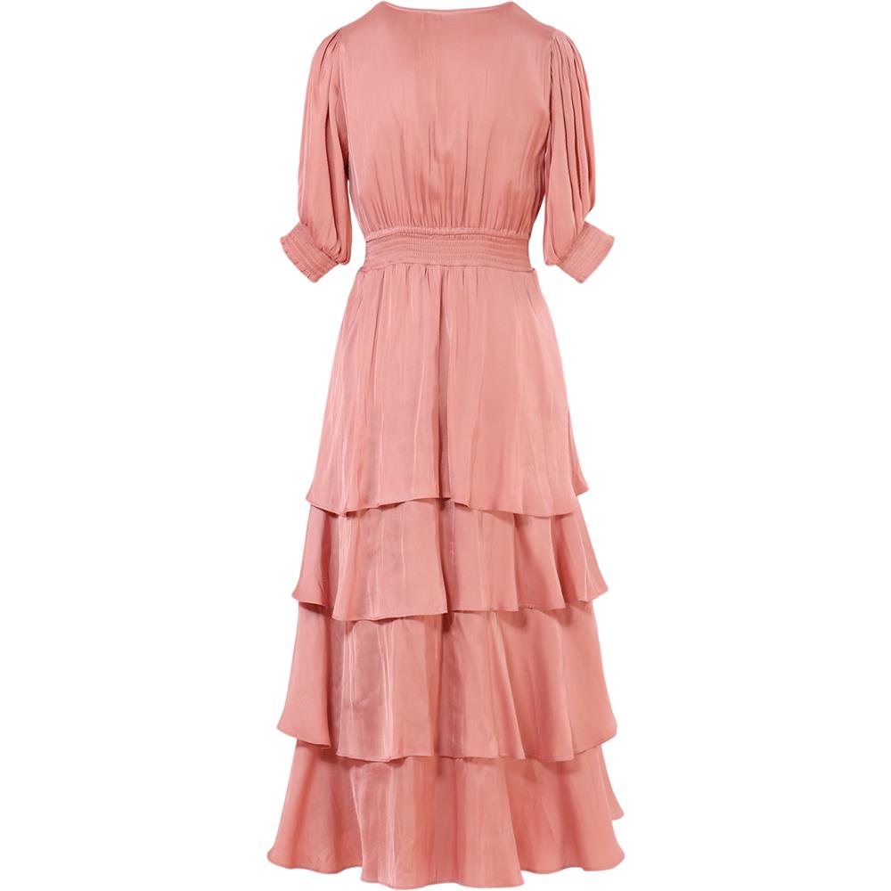 Milana Solid Dress Blush