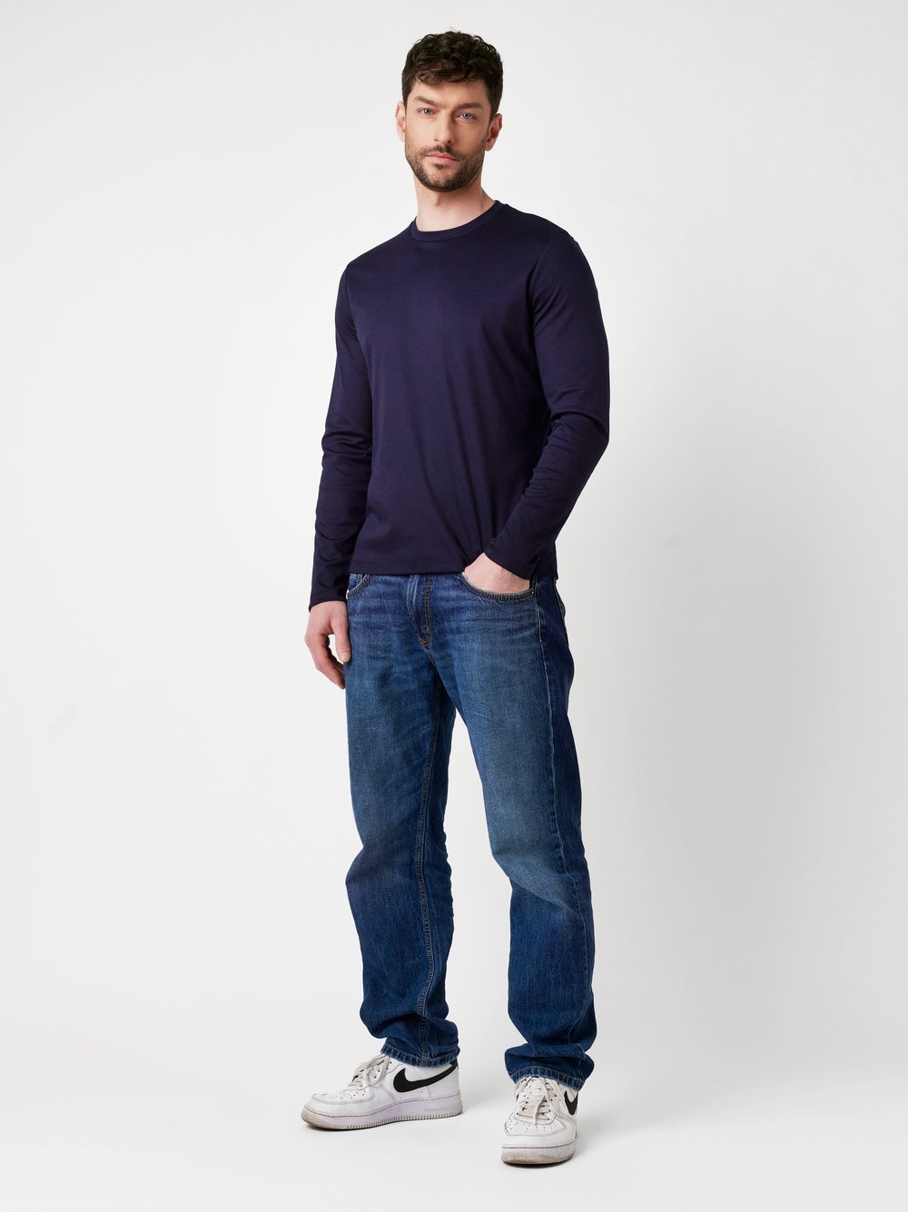 Longsleeve Roundneck Navy