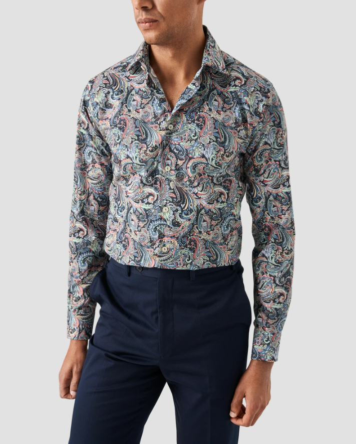 MULTI PAISLEY SIGNATUR TWILL SLIMFIT SHIRT