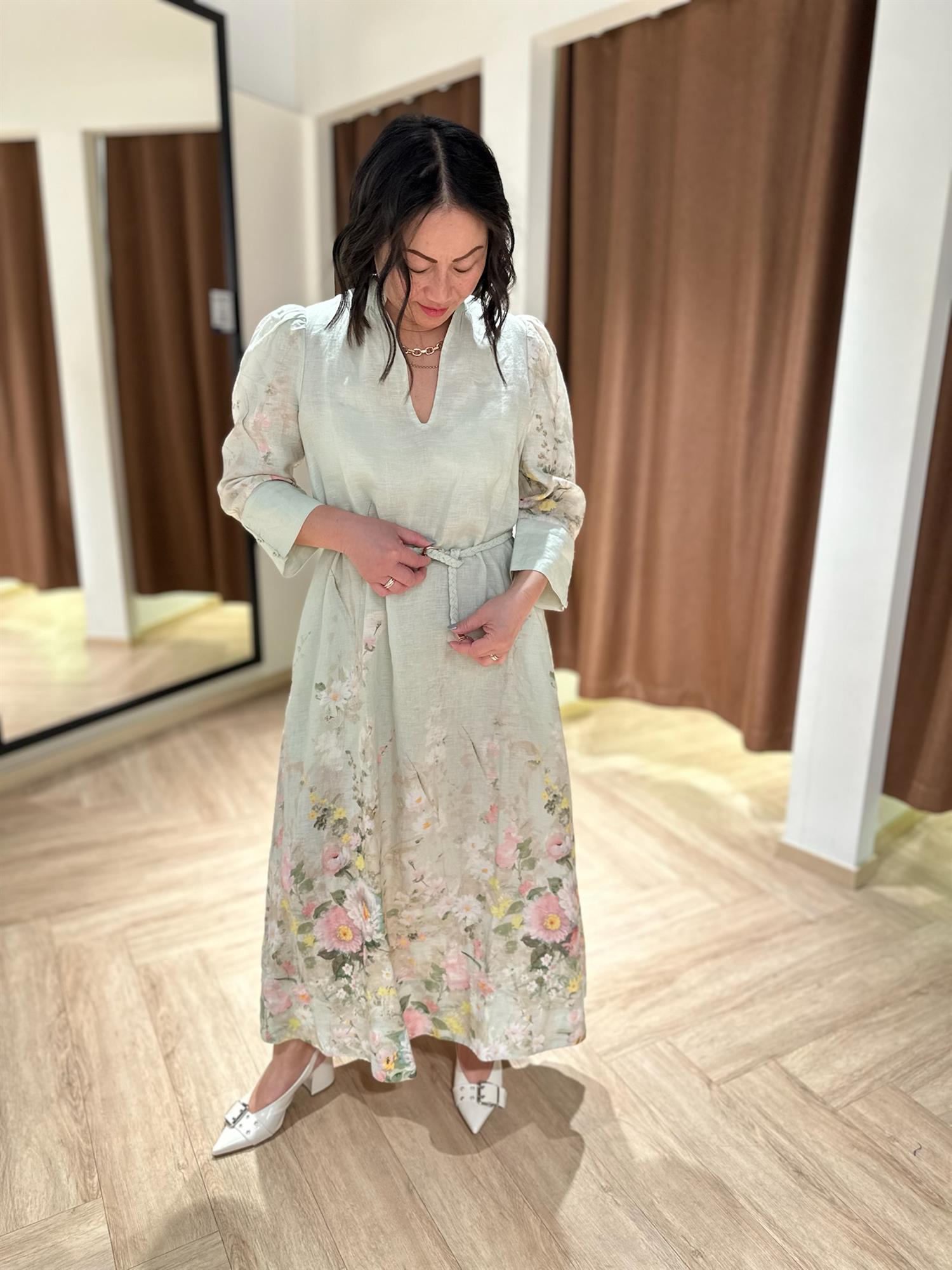 Linen Shift Dress Harmony