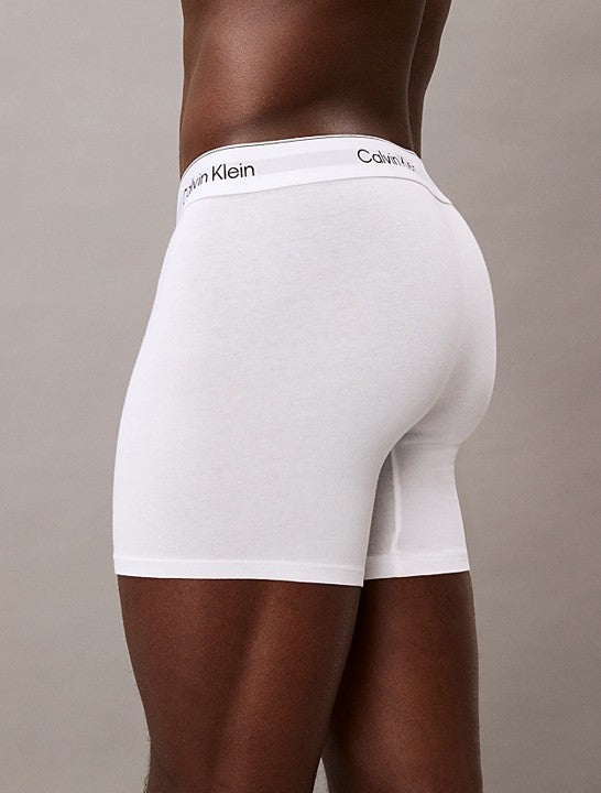 Boxer Brief 3PK Icon Cotton Stretch White