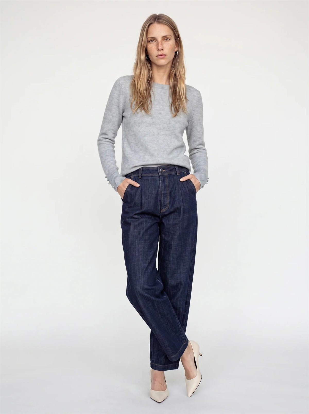 Mmmape Sophia O-Neck Knit Lead