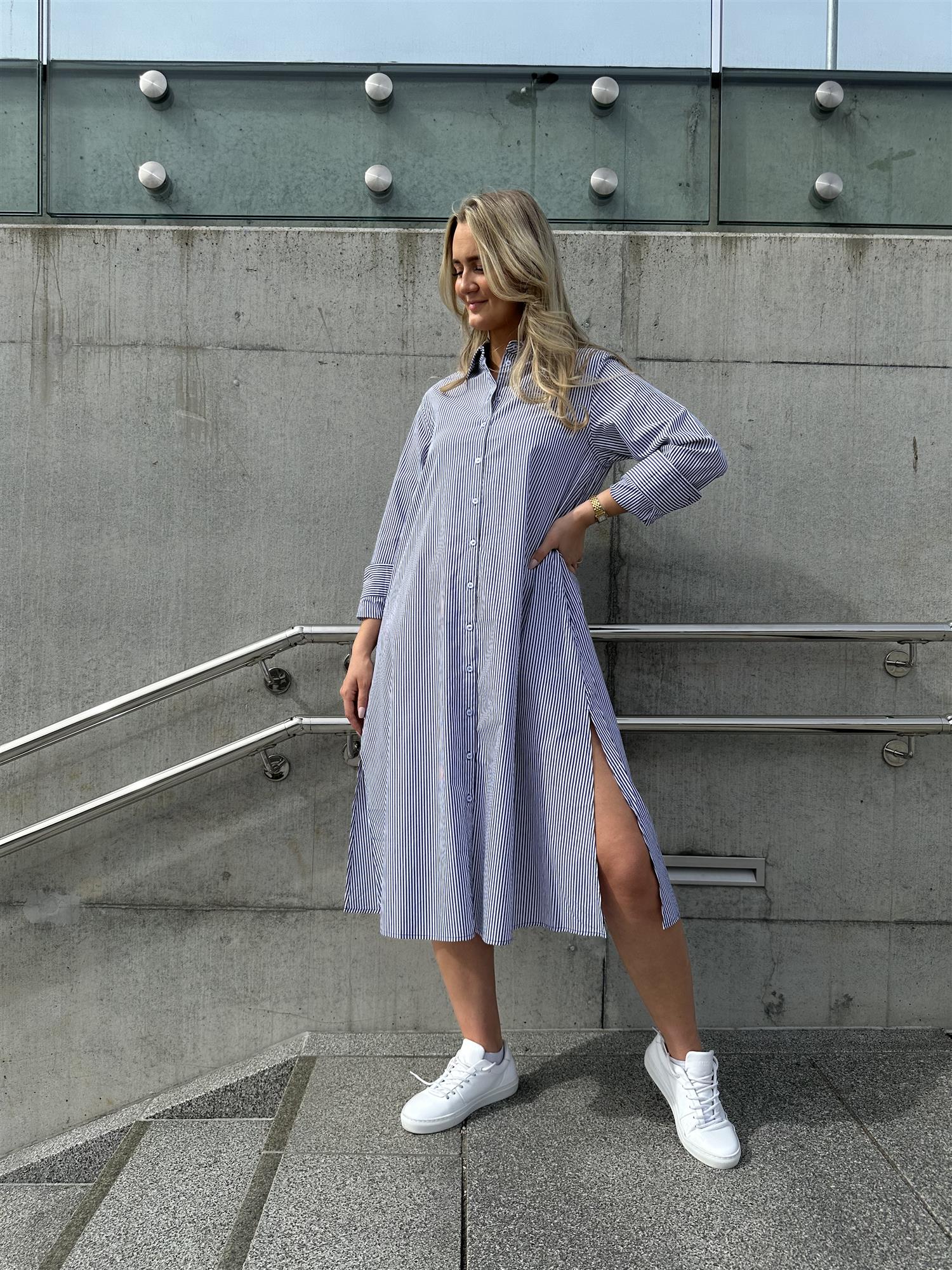Kari Shirtdress Cotton Indigo